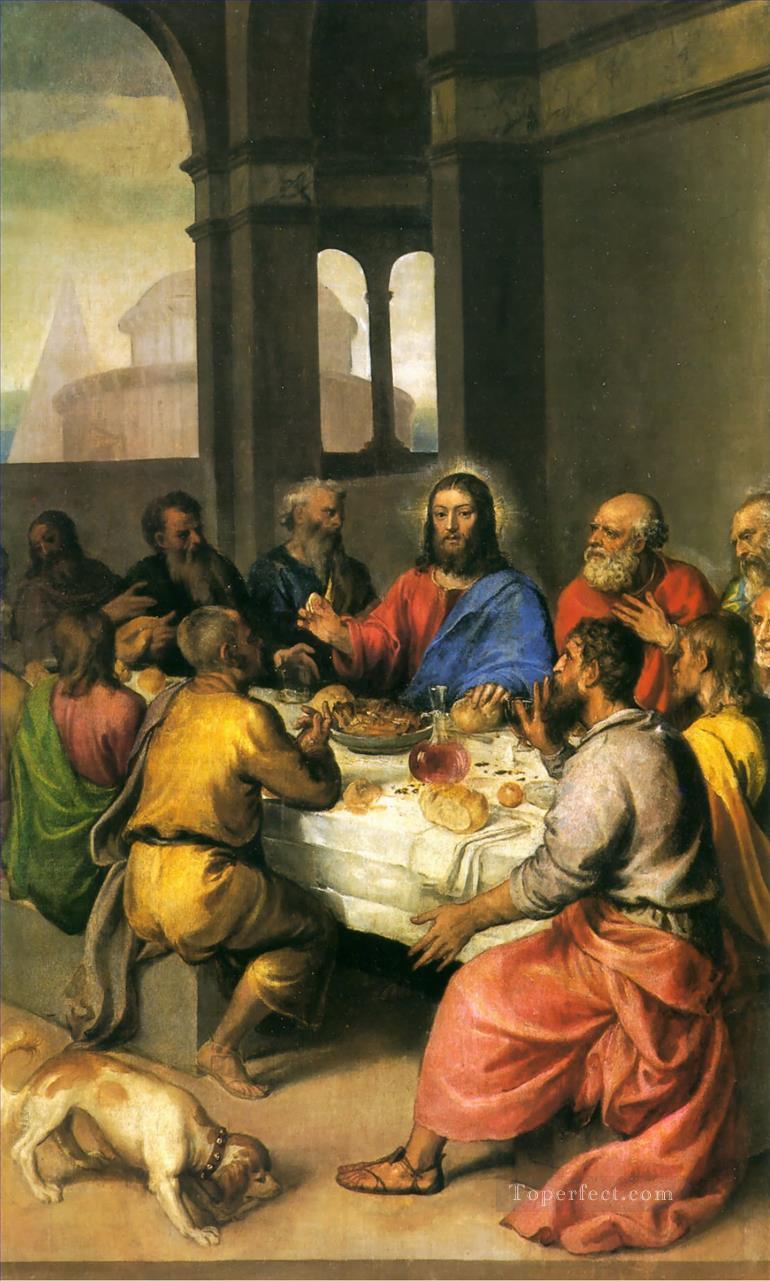 Das Abendmahl Religiosen Tizian Religiosen Christentum Ölgemälde